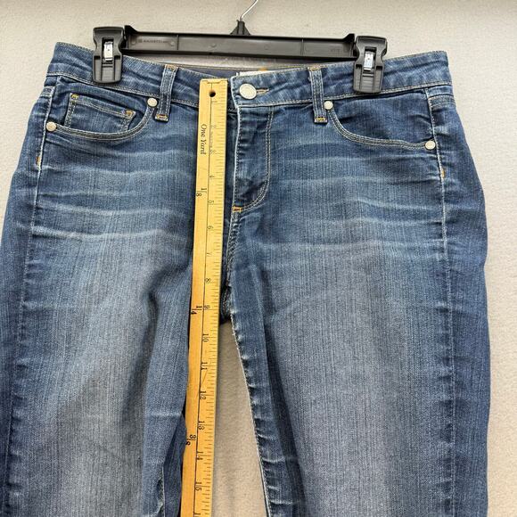 Paige Jeans Women's 29 (8) Dark Blue Kylie Cropped Leg Preppy Normcore Classic - Picture 12 of 14